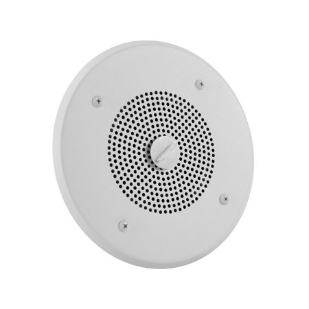 Valcom One-Way, 4 In. Self-Amplified Ceiling Speaker For Voice Or Music V-1010C